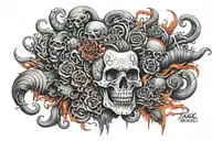 take revenge on yourself tattoo design idea