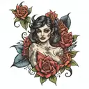 Daddy Jon's Slut tattoo design idea