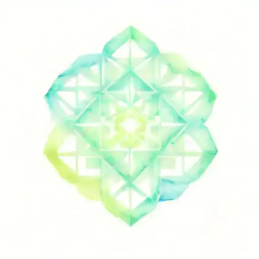 sacred geometry patterns tattoo design idea