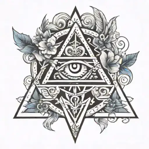 triad tattoo design idea