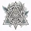 triad tattoo design idea