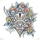 triad tattoo design idea
