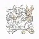 Vélma scooby doo tattoo design idea