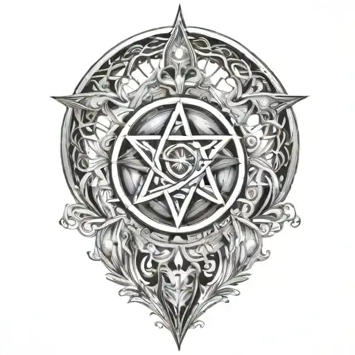 wiccan style tattoo design tattoo design idea