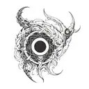 ghost in the shell pattern tattoo design idea