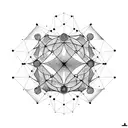 Constellations formed by mathematical equations tattoo design idea