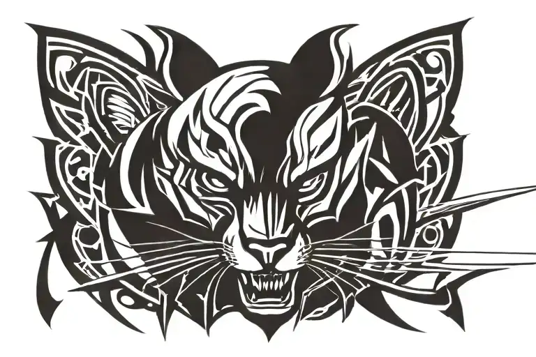 Wolverine animal inspired tattoo design idea