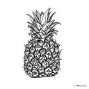 a pineapple tattoo design idea