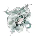 Poison Ivy wrapped around arm tattoo design idea