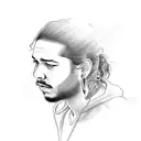 post malone tattoo design idea