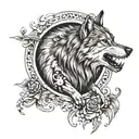 lone Wolf, second cheia tattoo design idea