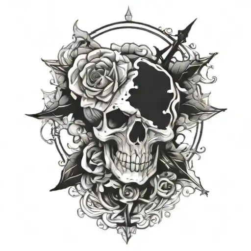 sin of pride tattoo design idea