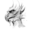 Griffin tattoo design idea