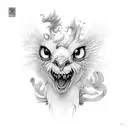 Griffin tattoo design idea