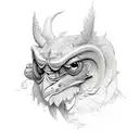 Griffin tattoo design idea