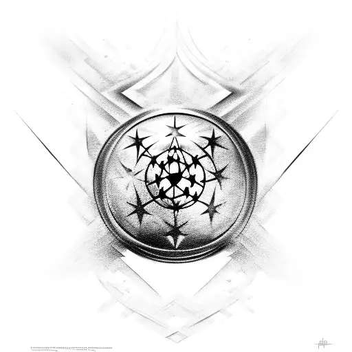 Champions league tattoo design idea