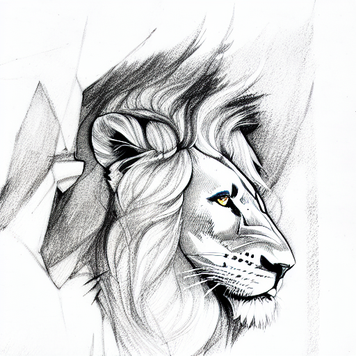 Lion and Lamb tattoo design idea