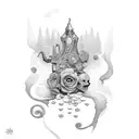 marriage  tattoo design idea