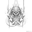 Liam double Infinity tattoo design idea