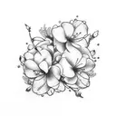 Cherry Blossom tattoo design idea