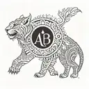 arjun and avani tattoo design idea