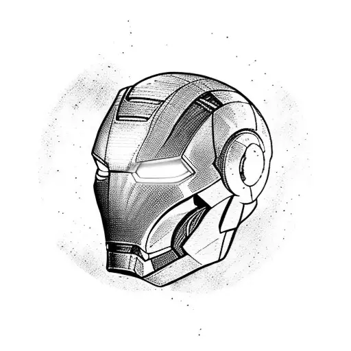 iron man criança, e armadura de combate da sua esposa  tattoo design idea