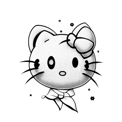 hello kitty tattoo design idea