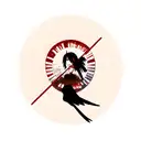 Itachi Uchiha with crows and Sharingan  tattoo design idea