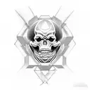 skeletor motu tattoo design idea