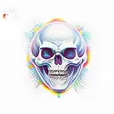 skeletor  tattoo design idea