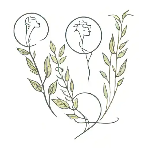 Combination 3 brothers: one with the name Marius, origin "Sea", Lucas, origin "bringer of light", Lars origin "laurel" tattoo design idea