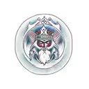 circle combinaton of archetypes - Warrior, magician, lover, king  tattoo design idea