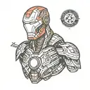 Ironman triathlon logo tattoo design idea