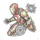 Ironman triathlon logo tattoo design idea