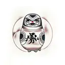 daruma doll pokemon tattoo design idea