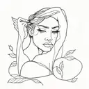 art emotional tattoo design idea