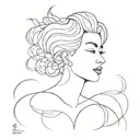 art emotional tattoo design idea