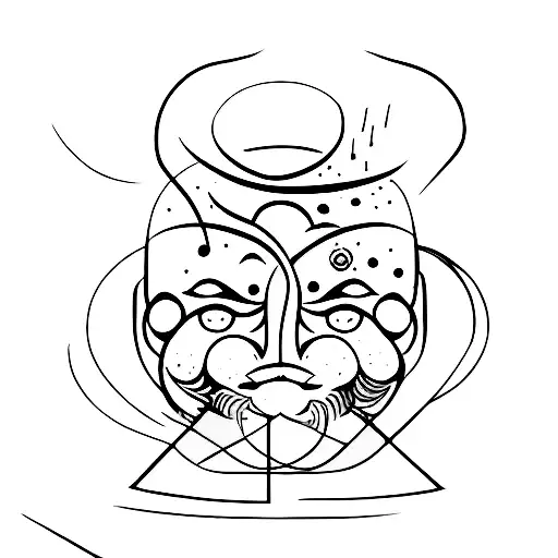 energy and consciousness tattoo design idea