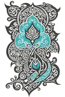 Arabic tattoo design idea