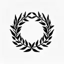 laurel wreath tattoo design idea