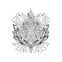 laurel wreath tattoo design idea