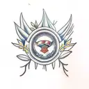 laurel wreath tattoo design idea