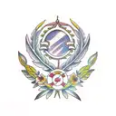 laurel wreath tattoo design idea