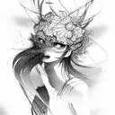 kanabis magical  tattoo design idea