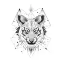 animal scratch tattoo design idea