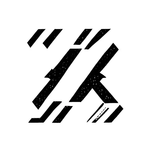 letter Z made of flag of serbia and slovenia tattoo design idea