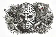 jason voorhees tattoo design idea