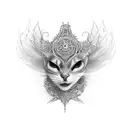 the name Victoria with the names Dafydd and Adrian brancing off it tattoo design idea