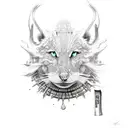 money saggitarius  Moyocoyotzin tattoo design idea