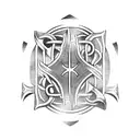 Viking runes tattoo design idea
